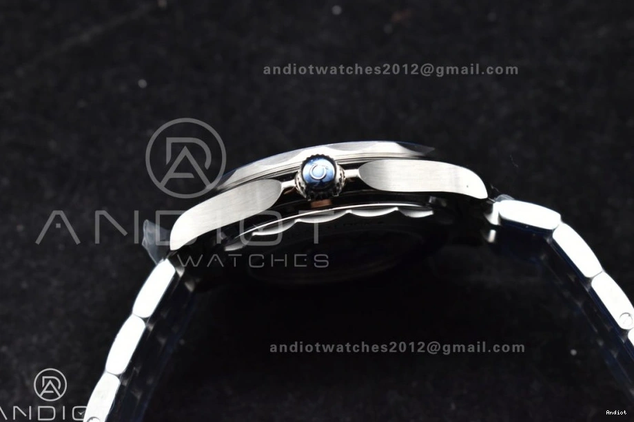 White A2824 Ceramic 1:1 Bracelet SS Edition Blue Seamaster Bezel on 300M SS Dial Diver VSF Best 1219